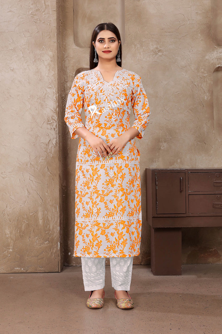 RASIKA Vol-1 – Graceful Chikankari Kurti Pant Set