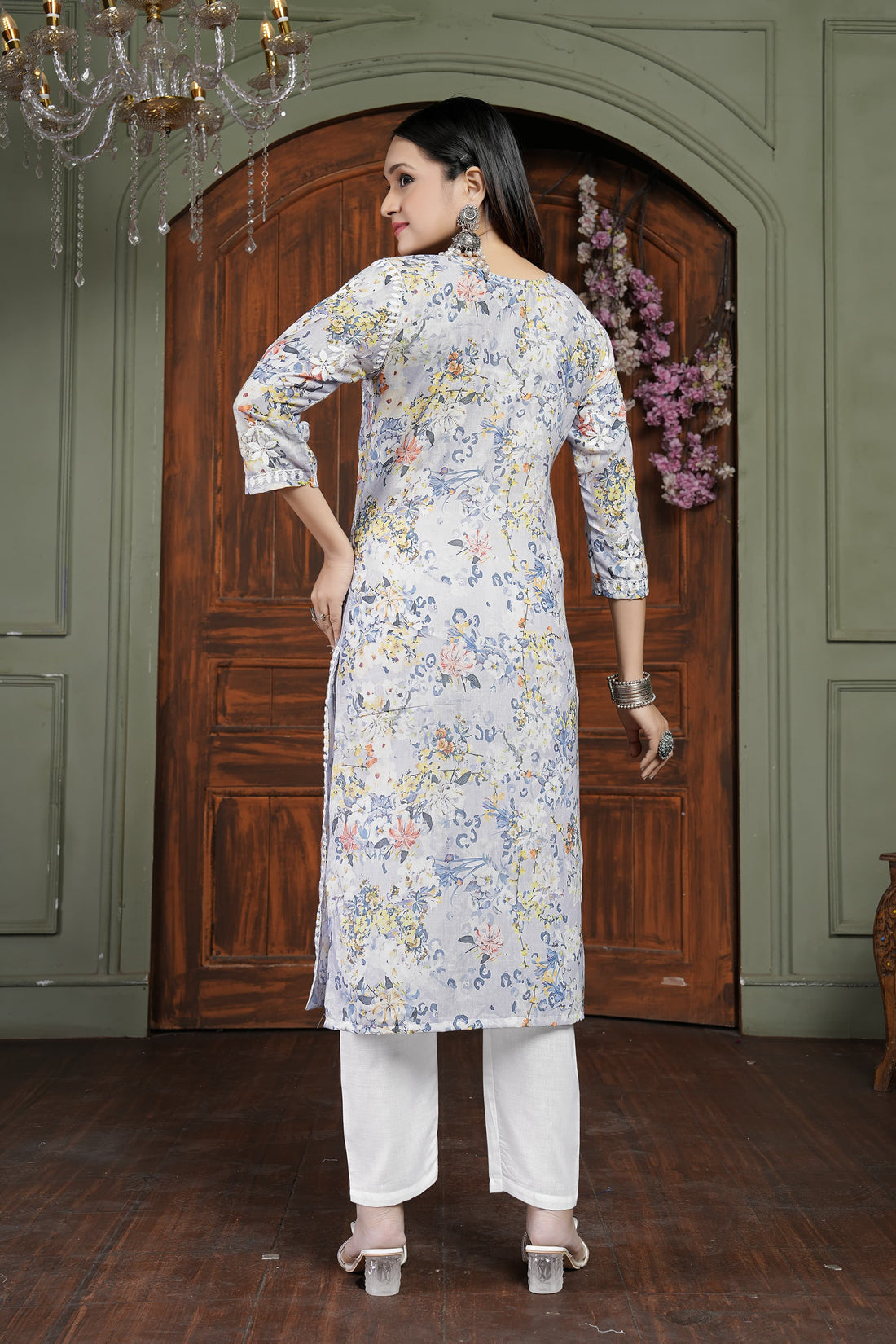 RASIKA Vol-2 – Elegant Chikankari Kurti Pant Set Yellow