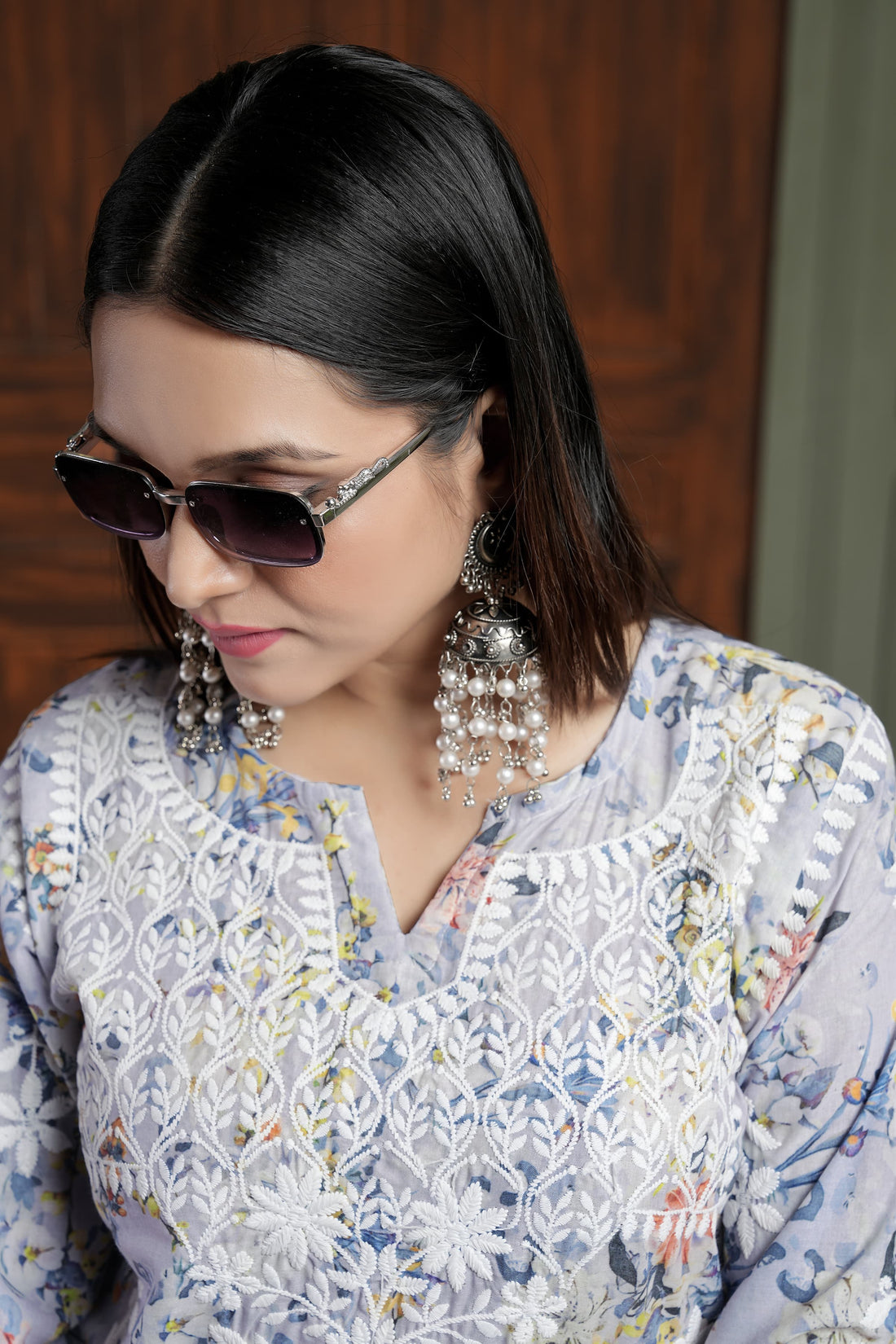 RASIKA Vol-2 – Elegant Chikankari Kurti Pant Set Yellow